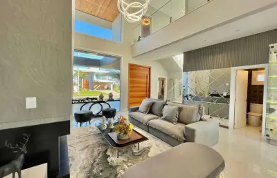 Casa em condomínio fechado com 4 quartos à venda na estrada do mar, 33, parque antártica, capão da canoa, 339 m2 por r$ 4.700.000