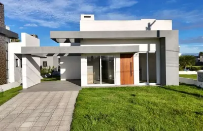 Casa em condomínio fechado com 3 quartos à venda na rua onório germano, 2009, centro, capão da canoa por r$ 1.160.000