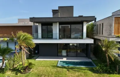 Casa em condomínio fechado com 4 quartos à venda na avenida paraguassu, 551, centro, xangri-lá por r$ 3.500.000