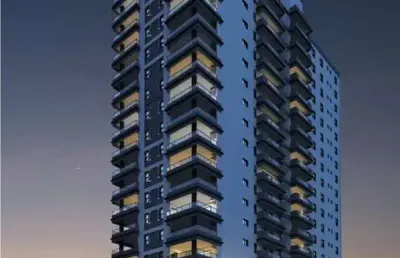 Apartamento à venda em praia grande, 3 dormitórios, guilhermina - r$ 1.045 mi