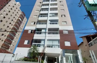 Apartamento à venda em praia grande, 2 dormitórios, forte - r$430 mil