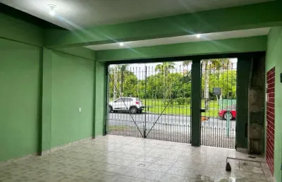 Casa para locação em praia grande, 3 dormitórios, mirim - r$ 4.200,00