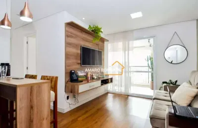 Apartamento com 2 dormitórios à venda cidade maia, 57 m² por r$ 600.000 - jardim flor da montanha - guarulhos/sp