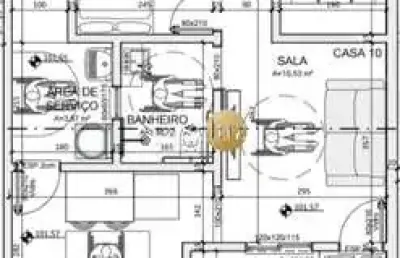 Casa em construção localizada no bairro camargos /ibitité