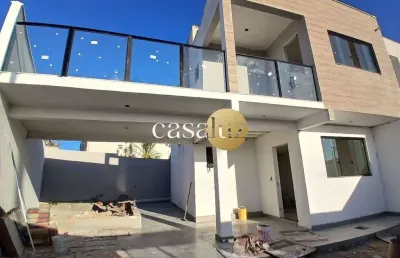 Casa de alto padrão em construção localizada no bairro masterville /sarzedo