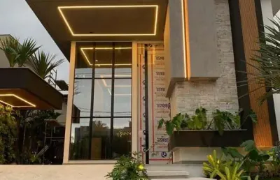 Casa em condomínio fechado com 6 quartos à venda na santa cruz, 75, riviera, bertioga, 380 m2 por r$ 12.900.000