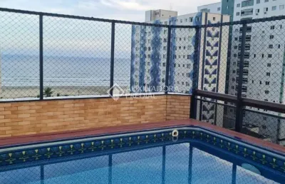 Cobertura com 3 quartos à venda na rua nicarágua, 153, guilhermina, praia grande, 136 m2 por r$ 1.200.000