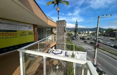 Sala comercial para alugar na rodovia virgílio várzea, 3110, saco grande, florianópolis, 120 m2 por r$ 4.000