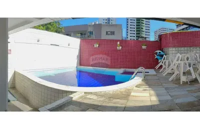 Apartamento para aluguel de 2 quartos com suíte, dependência completa e lazer em boa viagem, recife
