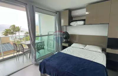 Flat com 20m², mobiliado e com vista mar - porto de galinhas