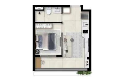 Apartamento com 1 quarto à venda na Avenida Sumaré, Perdizes, São Paulo