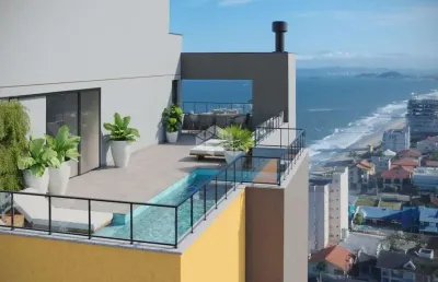 Apartamento em construção com 2 suites no centro de barra velha