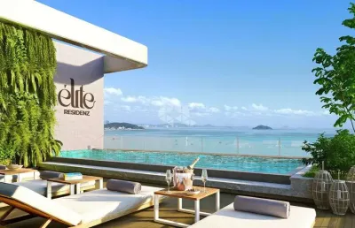 Apartamento giardino com 2 suites e 160m² na praia da armação em penha