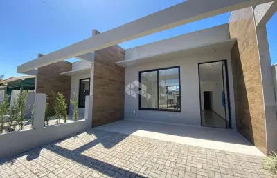 Casa geminada à venda no centro de xangri-lá - 3 dormitórios, 110m², pé direito alto