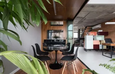 A sala que faz das suas horas de trabalho também um lazer