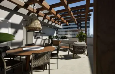 Cobertura com 3 quartos/dormitórios no bairro pedra branca, em palhoça- sc