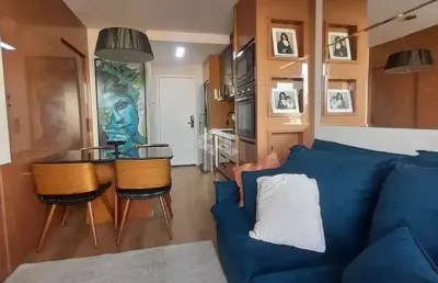 Apartamento mobiliado com 2 quartos/dormitórios no bairro praia joão rosa, em biguaçu- sc