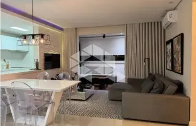 Apartamento mobiliado com 3 quartos/dormitórios no bairro centro, em santo amaro da imperatriz - sc