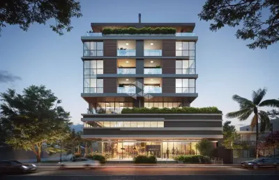 Apartamento frente mar com três quartos no mariscal bombinhas sc