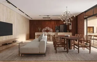Apartamento com quatro suítes vista mar no pereque sc