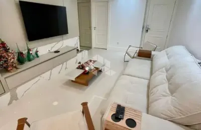 Apartamento mobiliado com três quartos em itapema sc