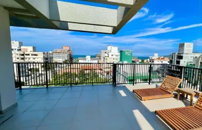 Cobertura duplex com 4 suites no canto grande em bombinhas sc