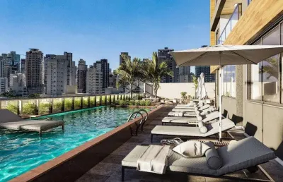 Apartamento com duas suítes na meia praia em itapema sc
