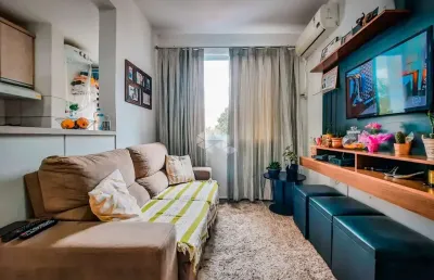 Apartamento de 02 dormitórios com vaga de garagem coberta no bairro duque de caxias/centro em santa maria/rs.