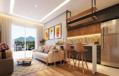 Apartamento em construção com 2 quartos sendo 1 suíte e vaga de garagem em camobi santa maria