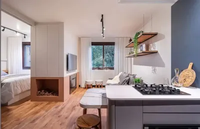 Apartamento com 1 quarto à venda na Rua Das Maravilhas, 205, Parque Das Orquídeas, Gramado
