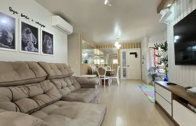 Apartamento mobiliado no centro de gramado com 2 dormitórios