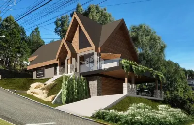 Casa com 3 quartos à venda na Gentil Bonato, 160, Pórtico, Gramado