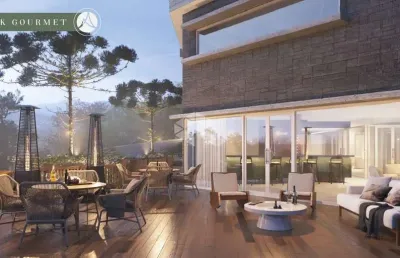 Apartamentos 3 suits localizado avenida central gramado.