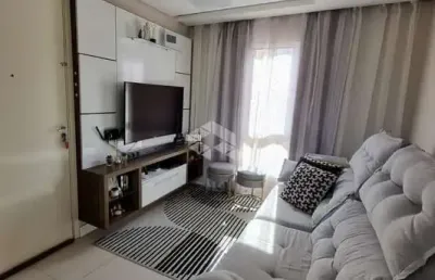 Apartamento de 3 quartos, 1 banheiro, vaga garagem semi mobiliado no condomínio viver canoas