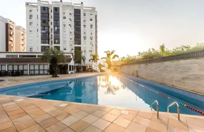 Apartamento jardim carvalho 3 dormitórios com suíte e churrasqueira vaga coberta em porto alegre rs