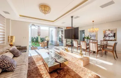 Casa de alto padrão à venda no condomínio alta vista - canoas/rs - mobiliada, 3 suítes, 4 vagas - aceita financiamento e fgts