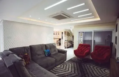 Casa/sobrado 3 suítes, 1 master com hidro e closet,  semi mobiliado, pátio com piscina. à venda no bairro igara/canoas, aceita financimanto fgts