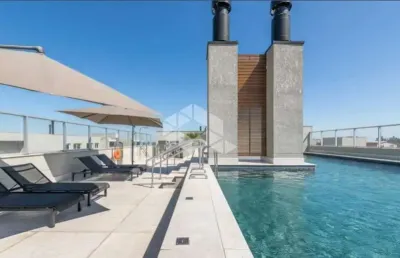 Apartamento 1 dormitório, marechal rondon canoas, semi-mobiliado, vaga garagem, churrasqueira privada, piscina, elevador, financiamento e fgts.