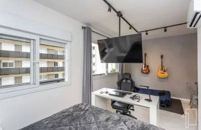 Loft no maxplaza mobiliado, com vaga, com infra estrutura, aceita financiamento.