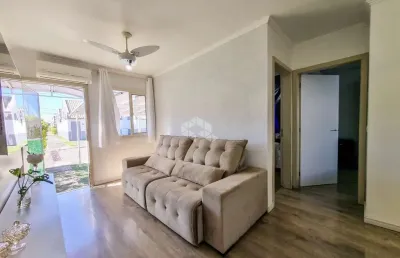 Casa em condomínio fechado no bairro são luís/canoas  2 dormitórios, 2 vaga de garagem coberta, aceita financiamento bancário e fgts