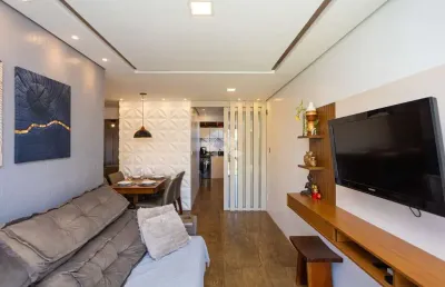 Casa em condomínio no bairro são luiz em canoas - semi mobiliada - aceita financiamento, fgts
