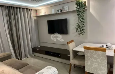 Apartamento mobiliado com 76m² ,3 dormitórios sendo 1 suíte, cozinha com churrasqueira e lavanderia,  1 vaga de garagem coberta,  ao lado da havan