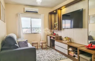 Apartamento 2 dormitórios, marechal rondon/canoas, semimobiliado, 1 vaga coberta, vista eterna livre. próximo park shopping.  financiamento e fgts