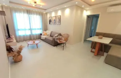 Apartamento mobiliado com 76m² ,3 dormitórios sendo 1 suíte, cozinha com churrasqueira e lavanderia,  1 vaga de garagem coberta,  ao lado da havan