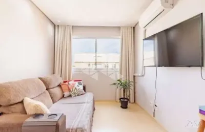 Apartamento semimobiliado de 2 dormitórios com vaga de garagem no moradas clube canoas, aceita financiamento e fgts