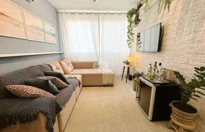 Apartamento 2 dormitórios, 1 suíte, semimobiliado, 1 vaga, infra completa,  próximo do park shopping, marechal rondon/canoas. financia e fgts.