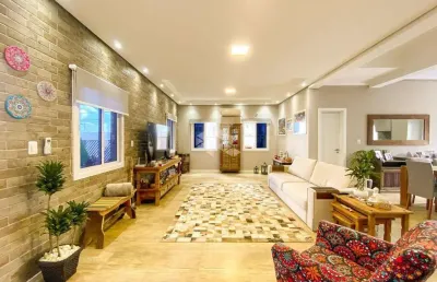 Sobrado 3 dormitórios, suíte com banheira, espaço gourmet,  4 vagas, piscina com deck no bairro igara na cidade de canoas.