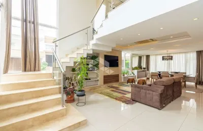 Casa de alto padrão à venda no condomínio quintas do lago, bairro marechal rondon, canoas/rs - aceita financiamento