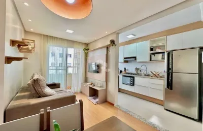 Apartamento 2 dormitórios no bairro vila rosa, em novo hamburgo, sacada com churrasqueira, vaga