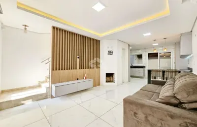 Casa sobrado à venda em canoas rs - 3 dormitórios, suíte, semi-mobiliado, 2 vagas - aceita financiamento e veículo no negócio
